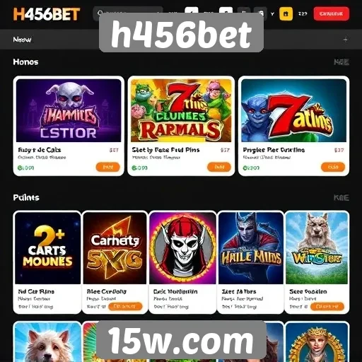 Avaliação das opções de jogos disponíveis em h456bet